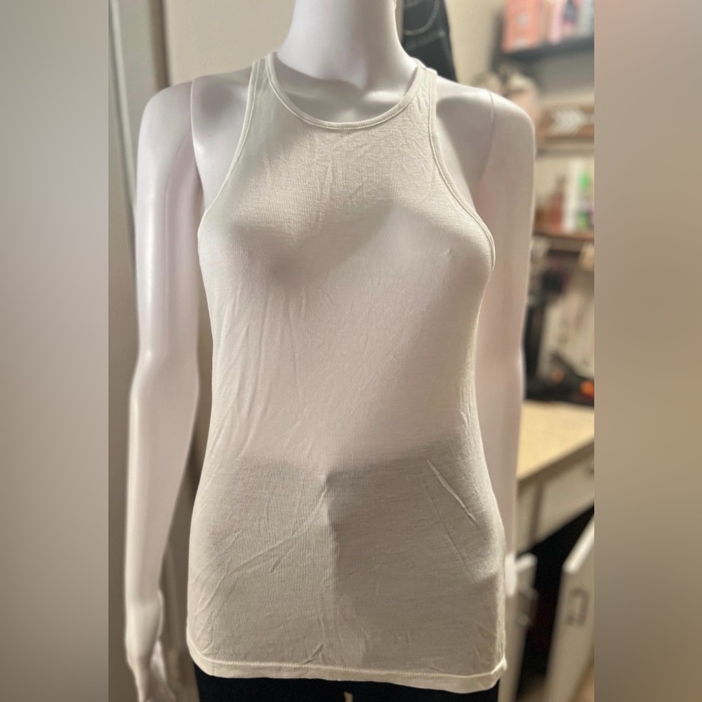 Zara Classic White Tank Top